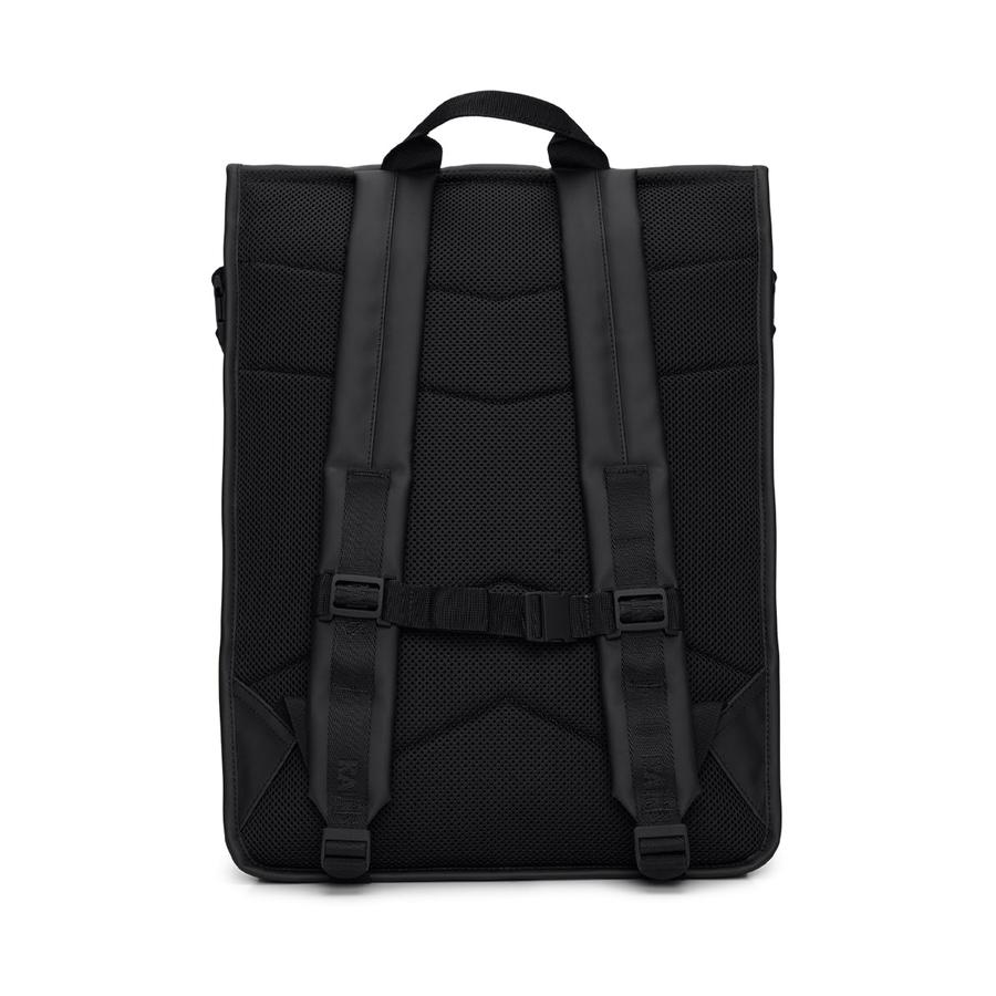Rains Trail Rolltop Backpack Black Black