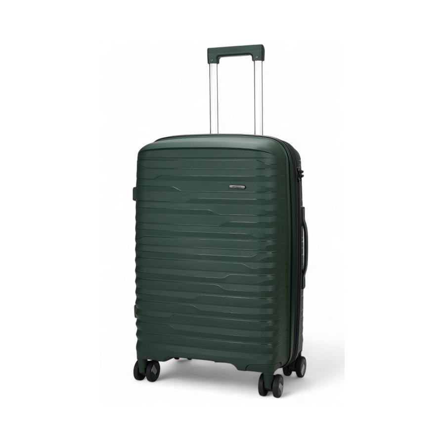 Nomad Discover 65cm Hardside Checked Suitcase Forest Green Forest Green