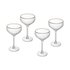 Mikasa Sorrento 350ml Crystal Coupe Glasses (Set of 4) Clear