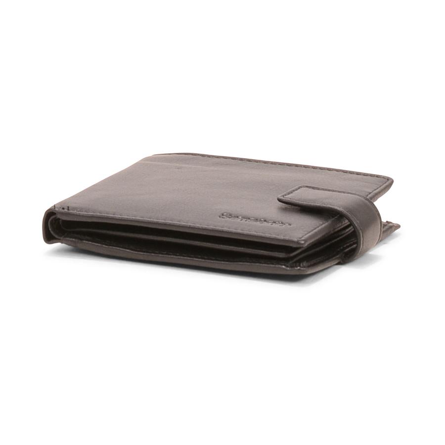 Samsonite RFID Leather Wallet With Coin Pocket Black Black