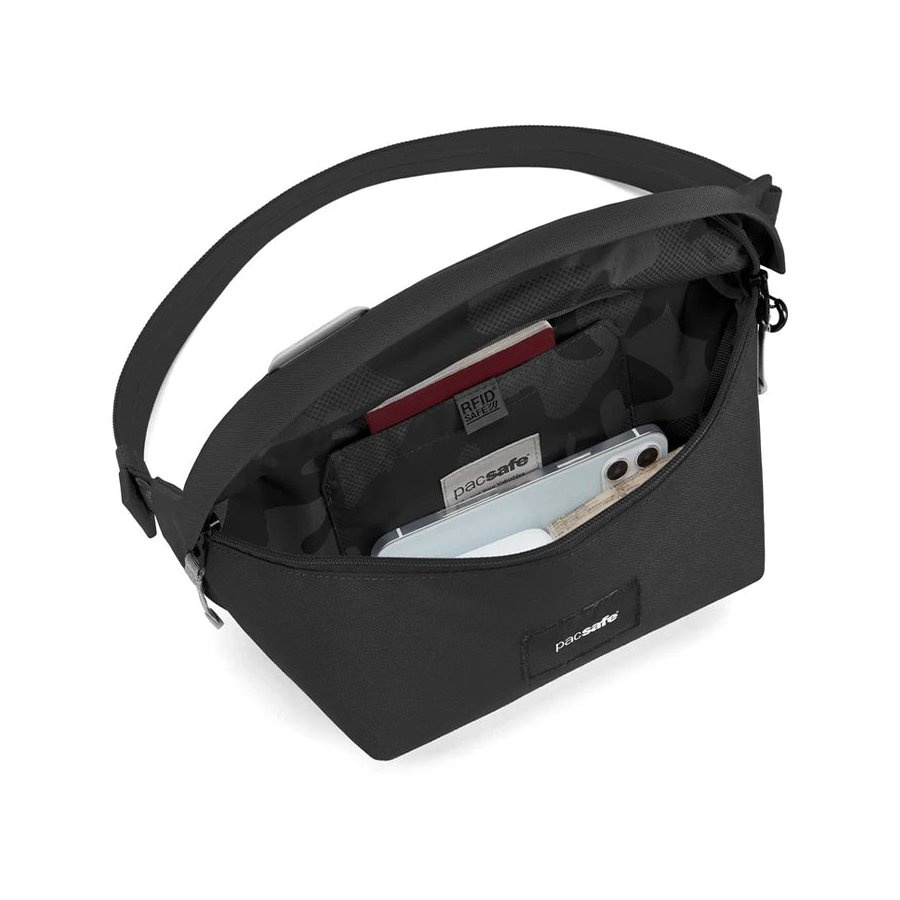 Pacsafe GO Anti-Theft Sling Pack Jet Black Jet Black