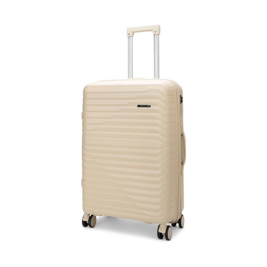 Caselite Summit 65cm Hardside Checked Suitcase Beige Beige