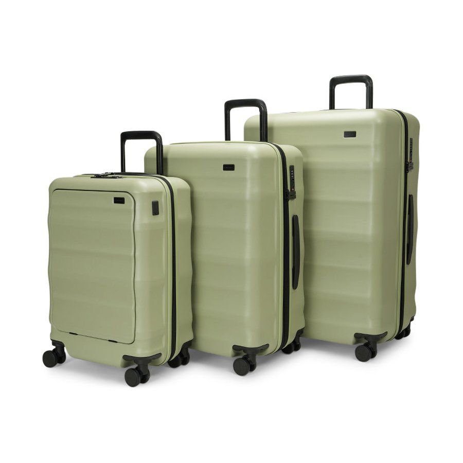Explorer Luna-Air 55cm Front Access, 63cm & 74cm Hardside Luggage Set Sage Sage
