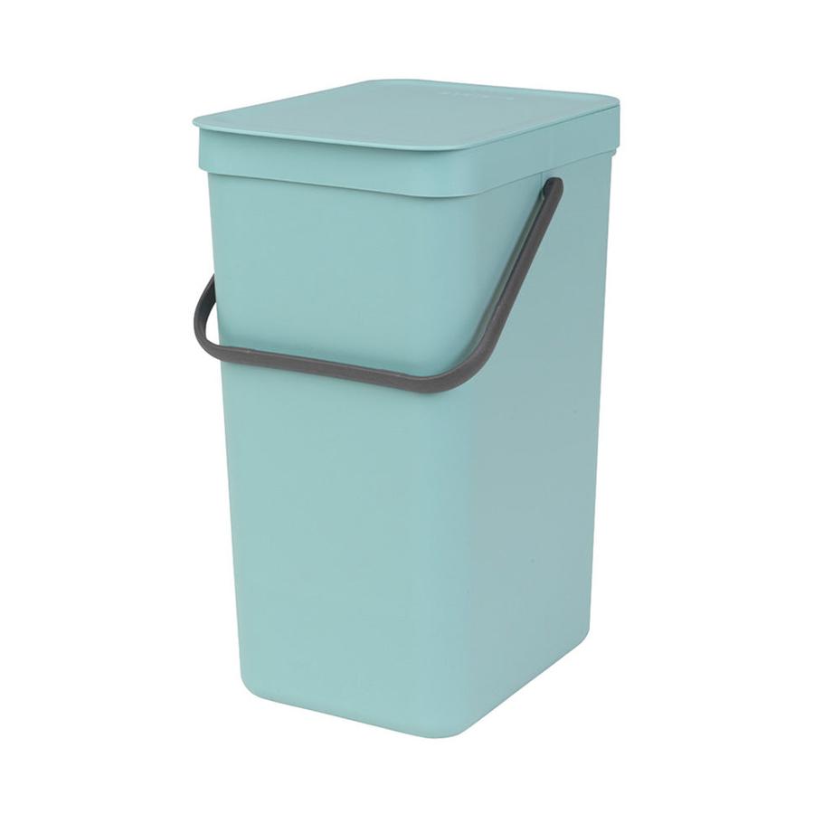 Brabantia Sort & Go Waste Bin (16L) Mint Mint