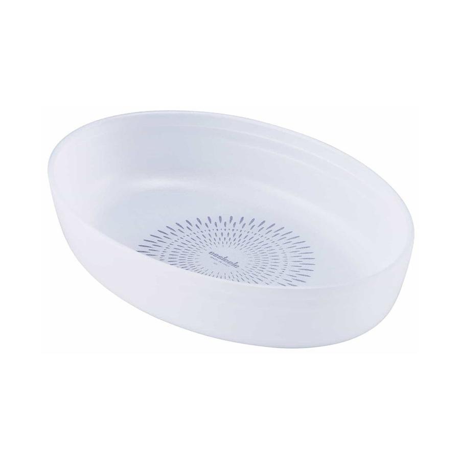 Essteele Glass Ceramic Nonstick 1.9L Medium Oval Dish White White