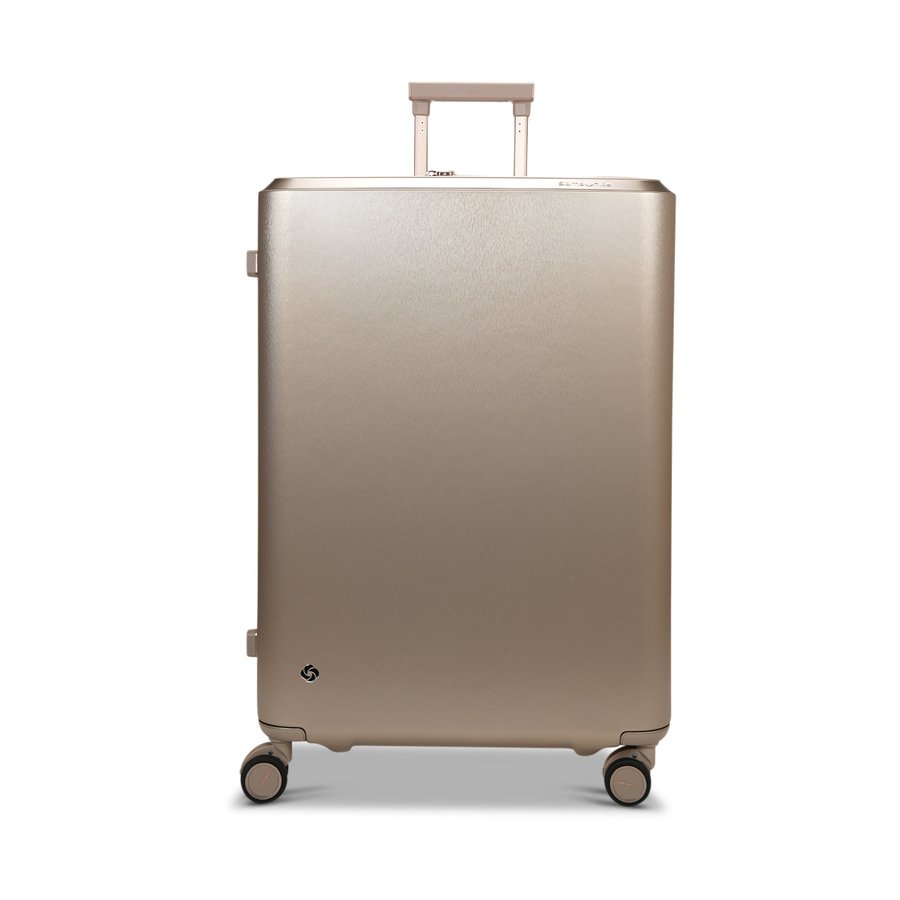 Samsonite Evoa Z 55cm & 75cm Hardside Luggage Set Ivory Gold Ivory Gold