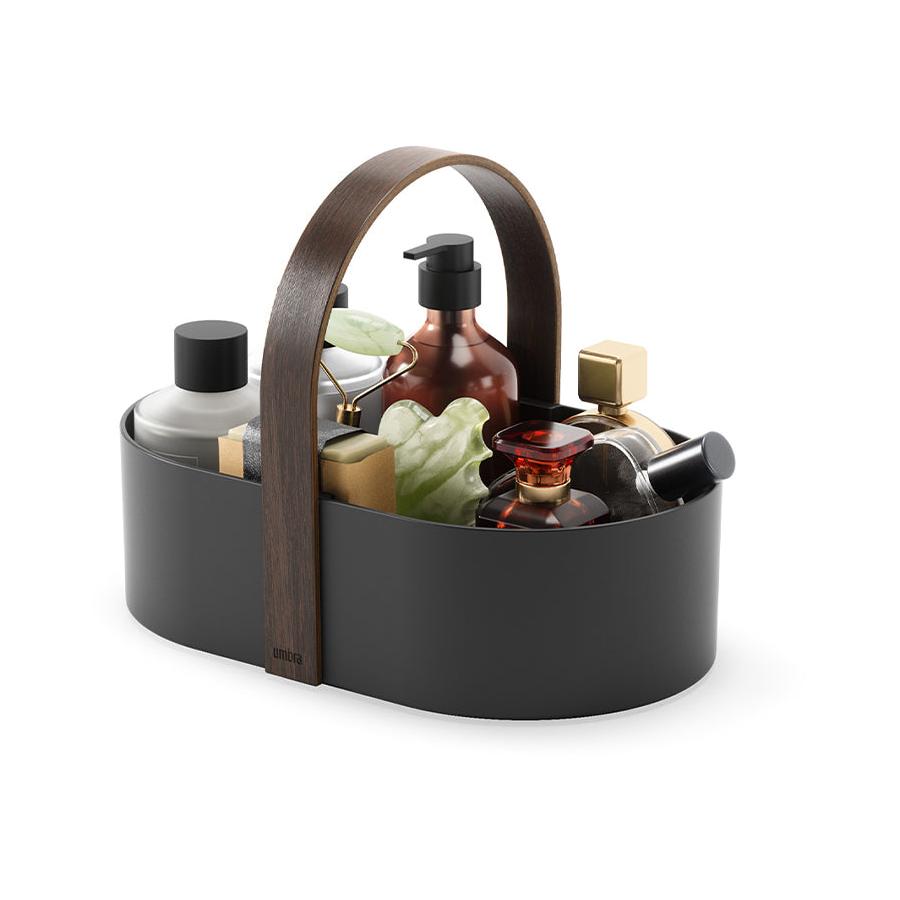 Umbra Bellwood Caddy Black/Walnut Black/Walnut