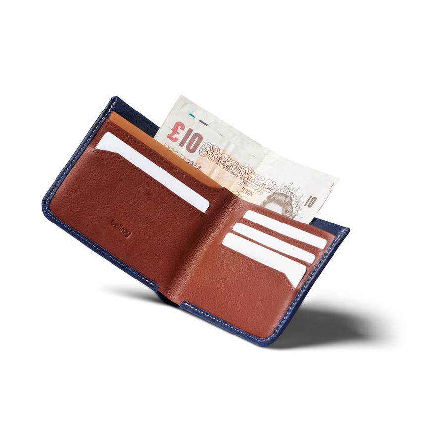 Bellroy RFID Hide & Seek HI Leather Wallet Ocean Ocean