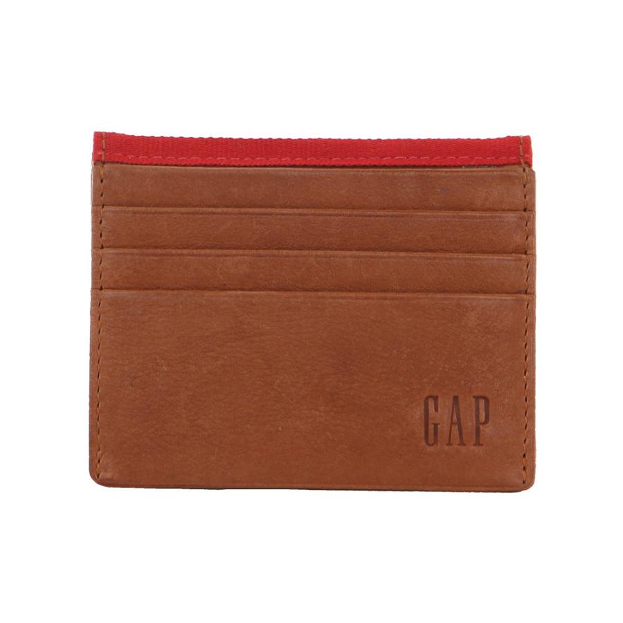 Gap Cabo Leather RFID Card Holder Tan Tan