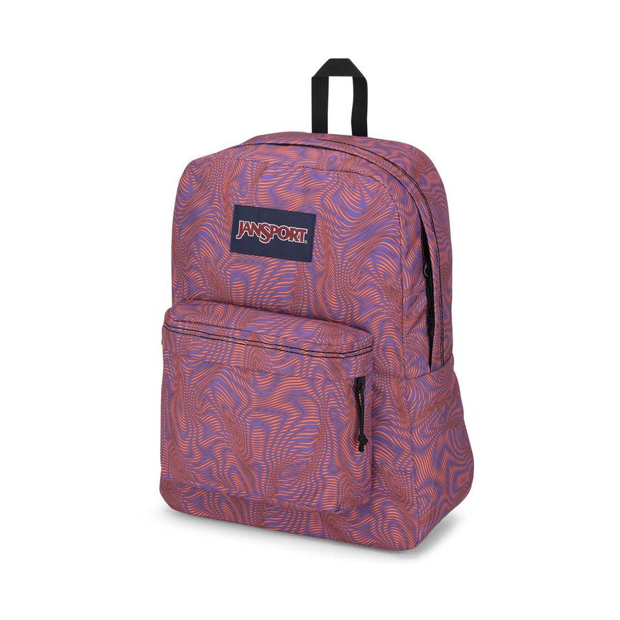 Jansport Superbreak Plus Backpack Moire Ripples Moire Ripples