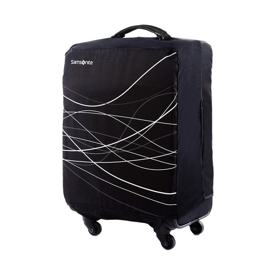 Samsonite Foldable Luggage Cover - Medium Black Black