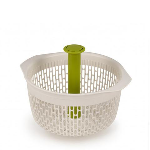 Joseph Joseph Spindola Salad Spinning Colander White