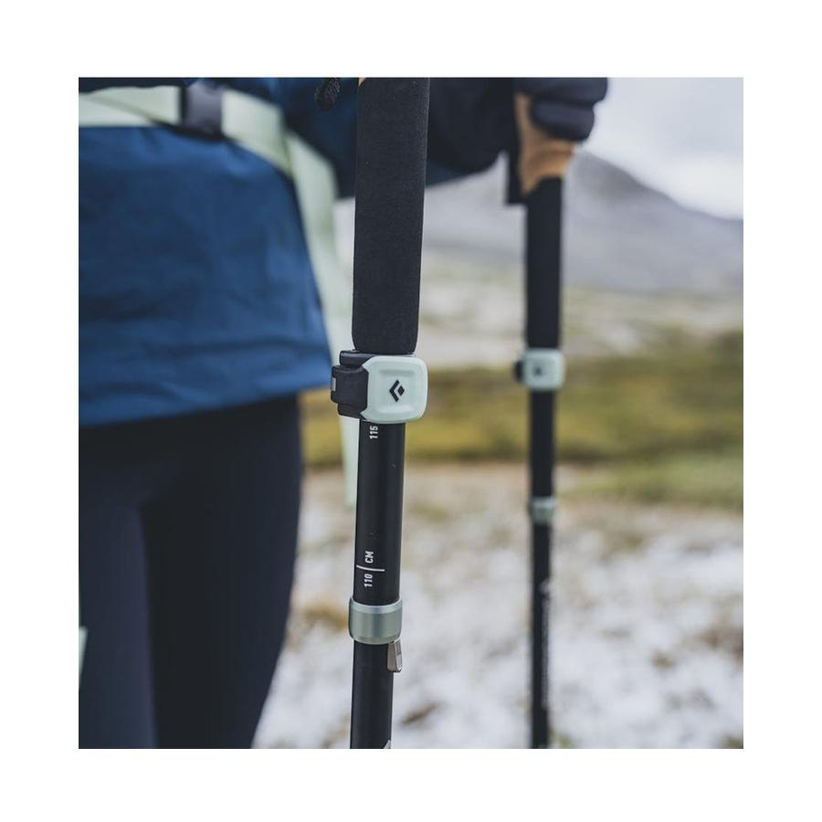 Black Diamond Pursuit FLZ Trekking Poles (Small/Medium) Black/Foam Green Black/Foam Green