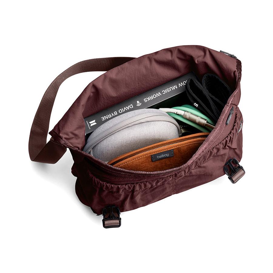 Bellroy Cinch Messenger Burgundy Burgundy