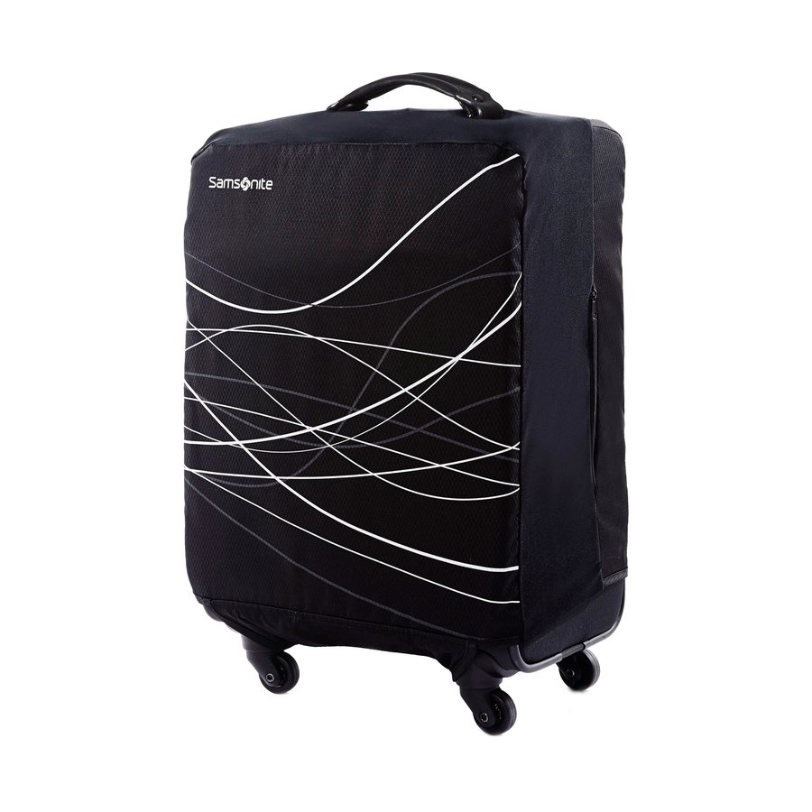 Samsonite Foldable Luggage Cover - Medium Black Black