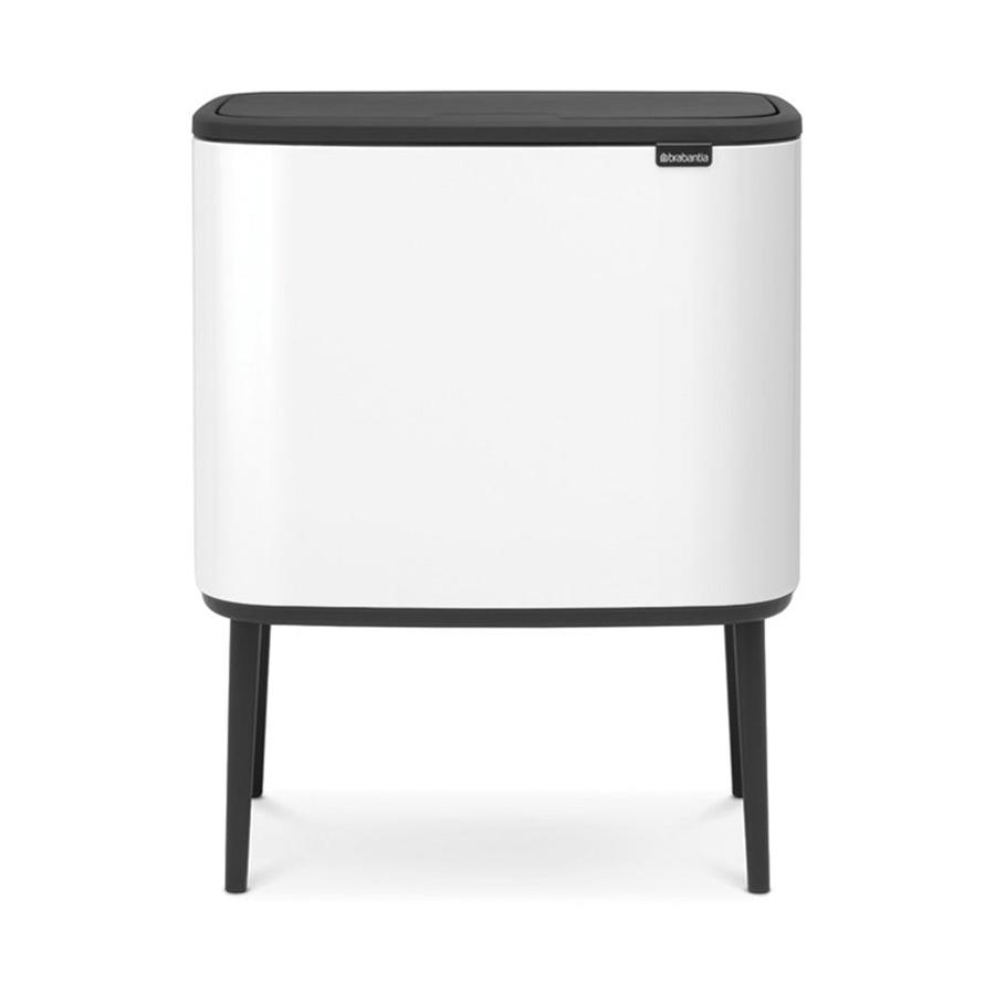 Brabantia Bo Touch Bin (11 + 23L) White White