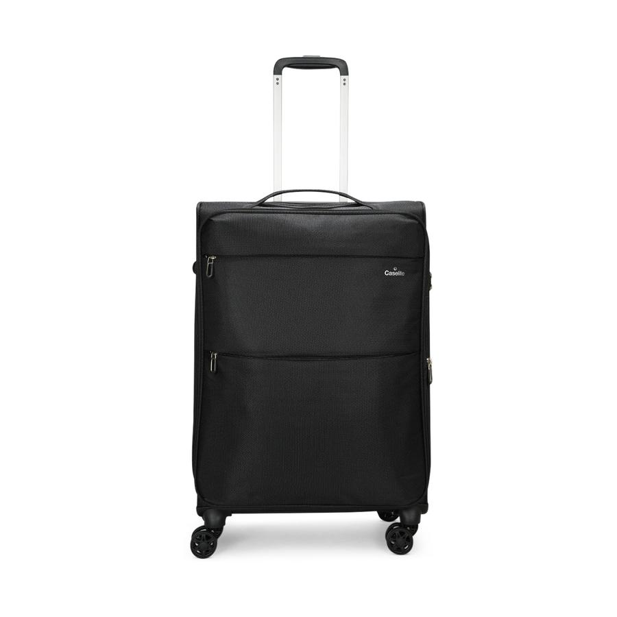 Caselite Ultra 55cm & 69cm Softside Luggage Set Black Black