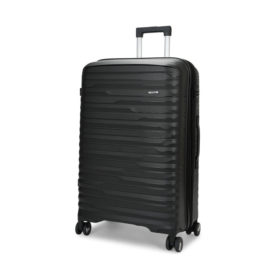 Nomad Discover 56cm, 65cm and 75cm Hardside Luggage Set Black Black