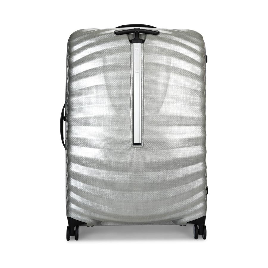 Samsonite Lite-Shock Sport 81cm CURV Checked Suitcase Silver Silver