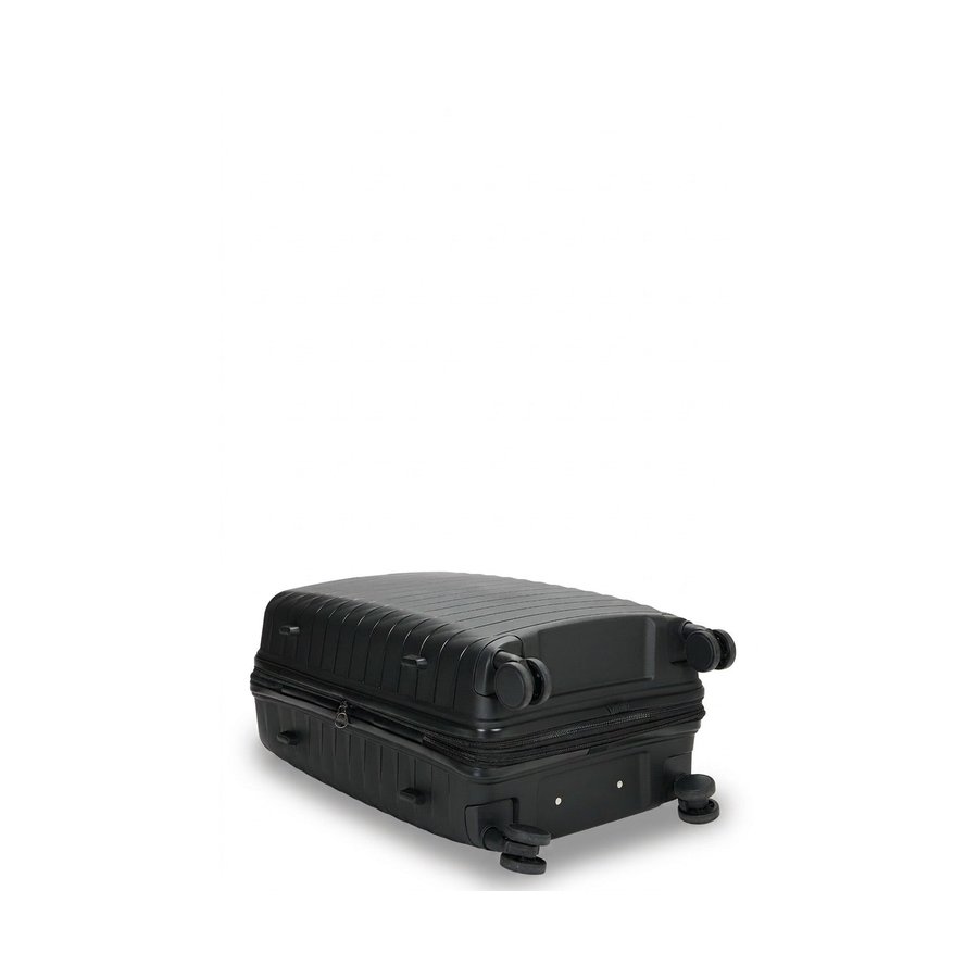 Caselite Expedition 65cm Hardside Checked Suitcase Black Black