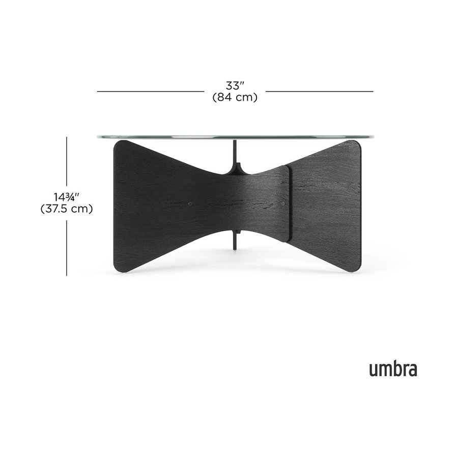 Umbra Madera Coffee Table Black Black