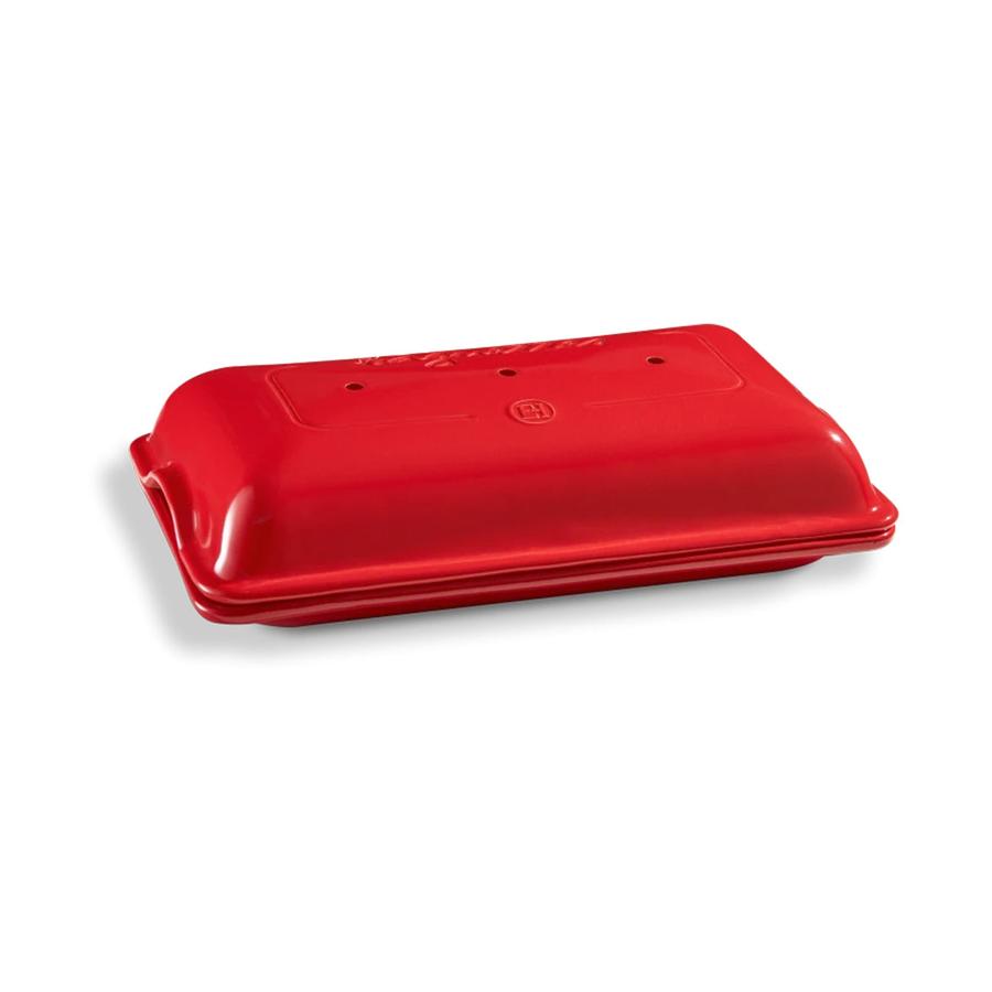 Emile Henry Baguette Bread Baker Burgundy Burgundy