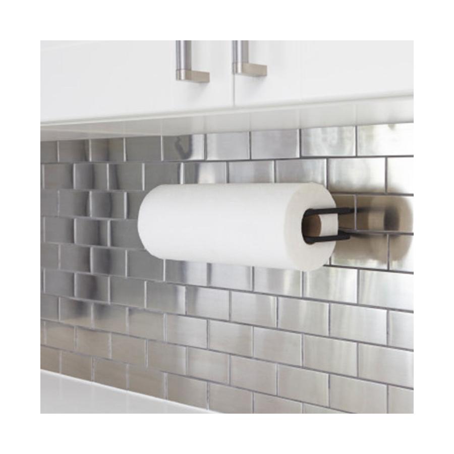 Umbra Squire Wall-Mounted Paper Towel Holder Black Black