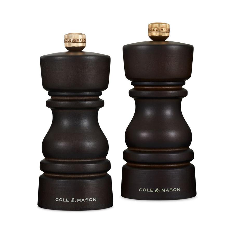 Cole & Mason London Mills Gift Set - 13cm Chocolate Wood Chocolate Wood