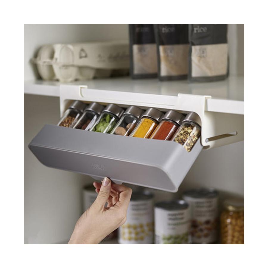 Joseph Joseph CupboardStore Under-Shelf Spice Rack White White