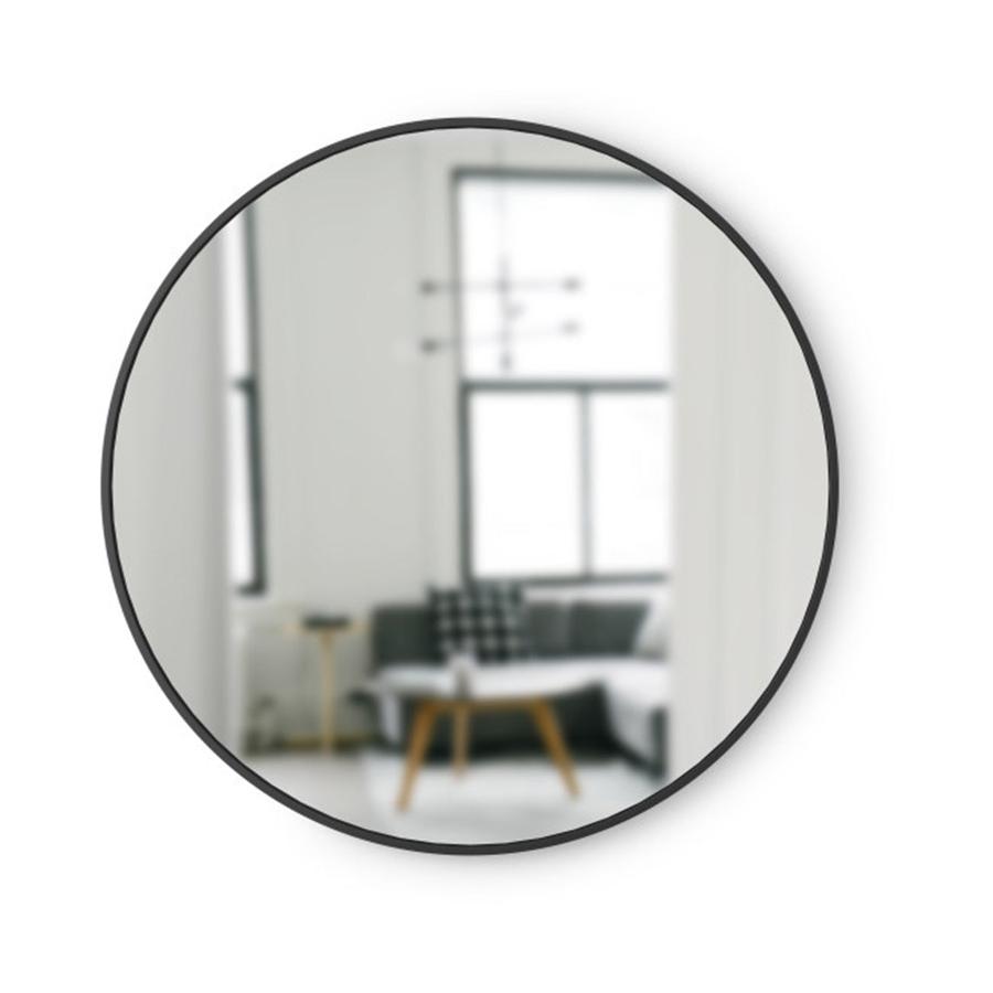 Umbra Hub Circular Wall Mirror (94cm) Black Black