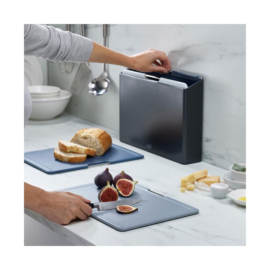 Joseph Joseph Folio 4-Piece Large Chopping Board Set Graphite Graphite