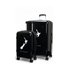 Caselite NZ Map 56cm & 77cm Hardside Luggage Set Black