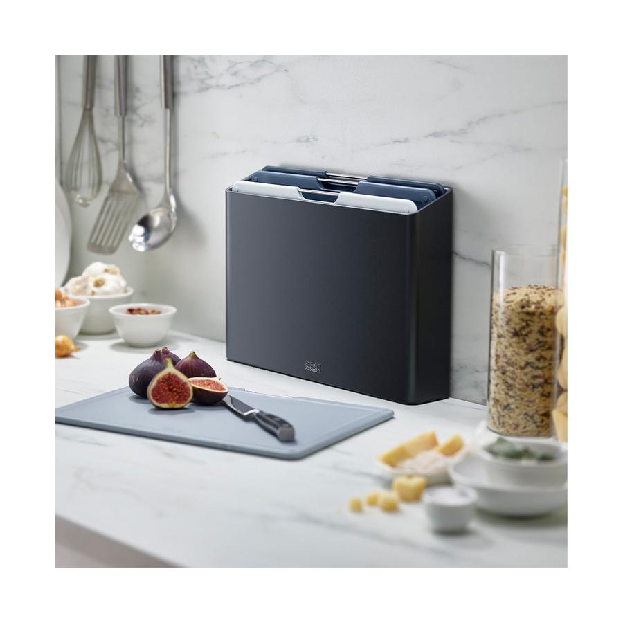 Joseph Joseph Folio 4-Piece Large Chopping Board Set Graphite Graphite