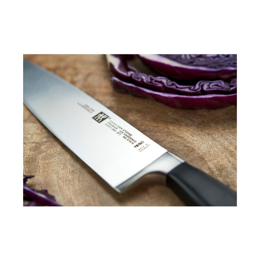 Zwilling Four Star 20cm Chef's Knife Black Black