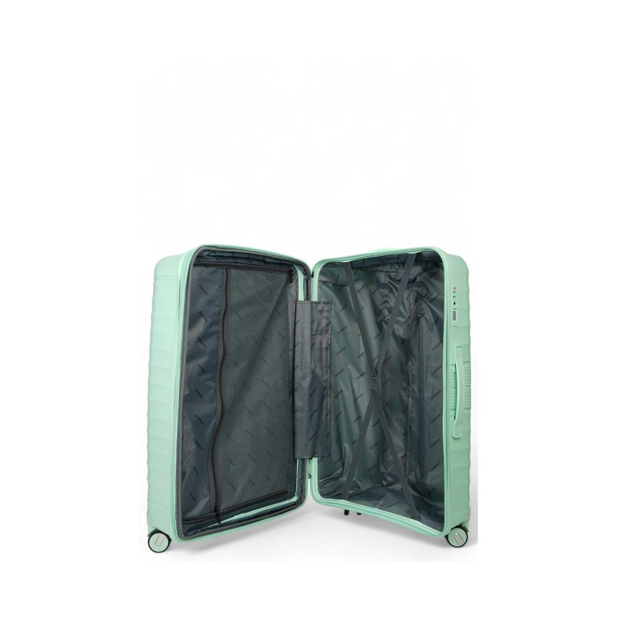 Nomad Aspire 75cm Hardside Checked Suitcase Mint Mint