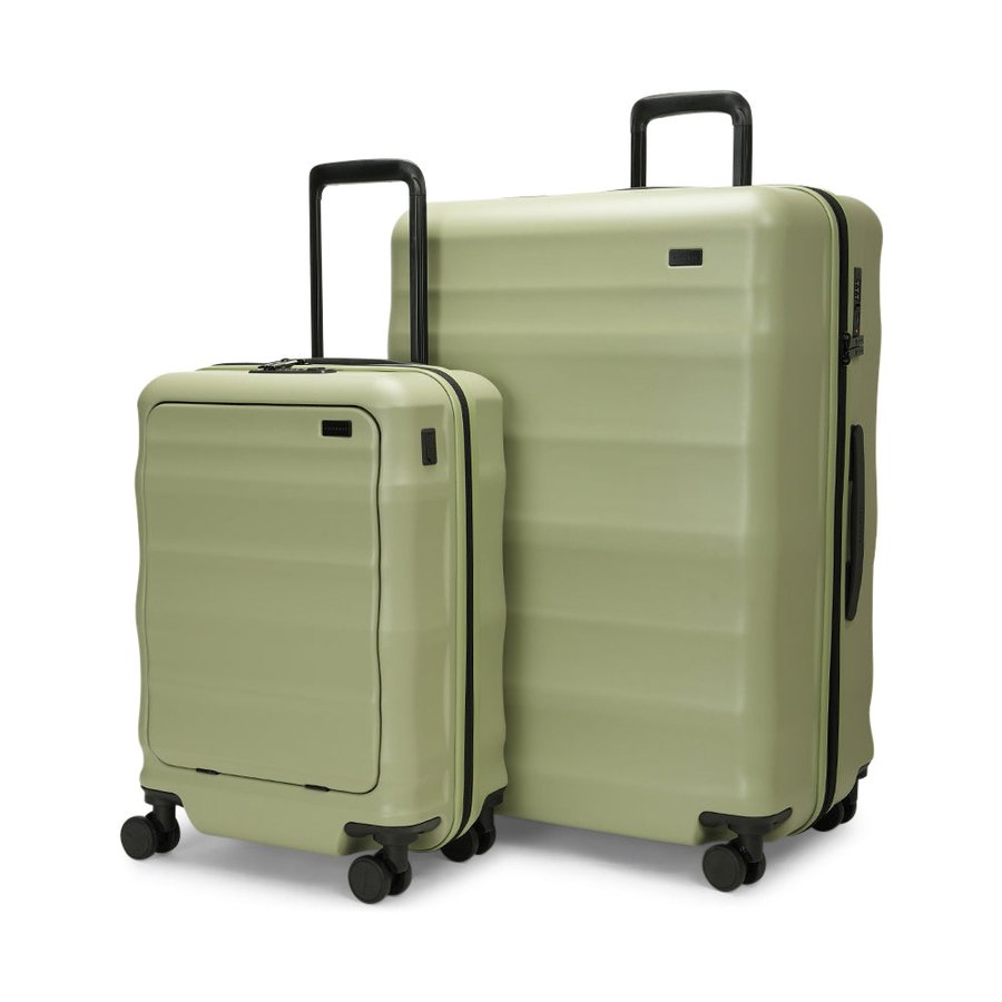 Explorer Luna-Air 55cm Front Access & 74cm Hardside Luggage Set Sage Sage