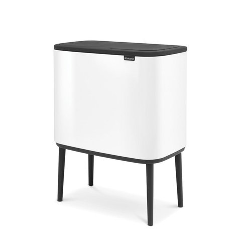 Brabantia Bo Touch Bin (11 + 23L) White