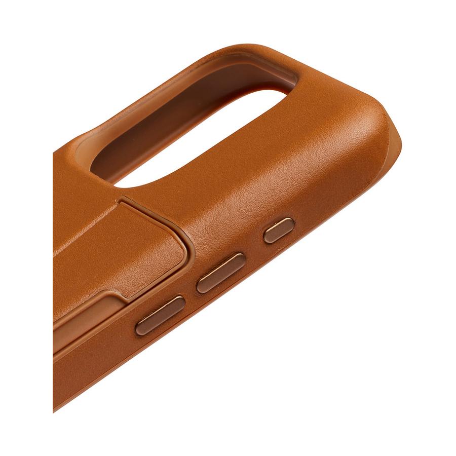 Bellroy iPhone 15 Pro Max Phone Case - 3 Card (With Button Add-On) Terracotta Terracotta