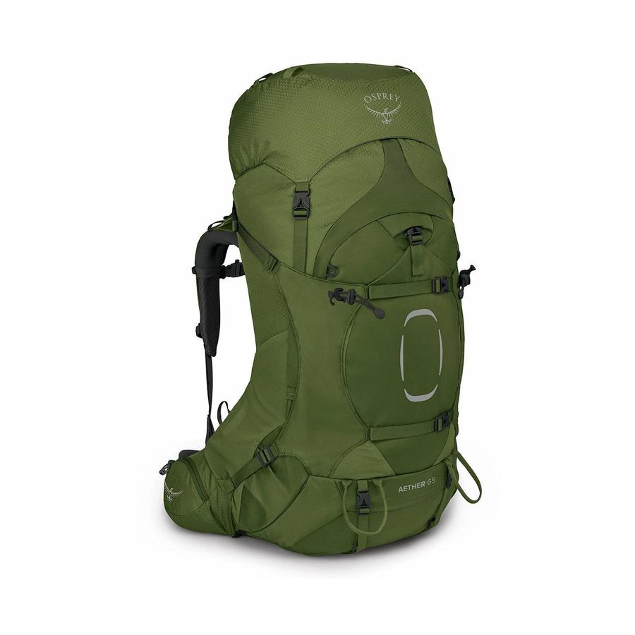 Osprey Aether 65 Small/Medium Men's Mountaineering Backpack Garlic Mustard Green Garlic Mustard Green