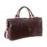 Pierre Cardin Andie Rustic Leather Overnight Duffle Bag Chocolate/Chestnut