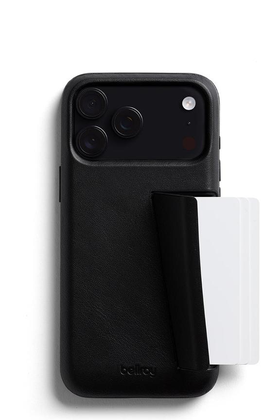 Bellroy iPhone 17 Pro Max Phone Case - 3 Card Black