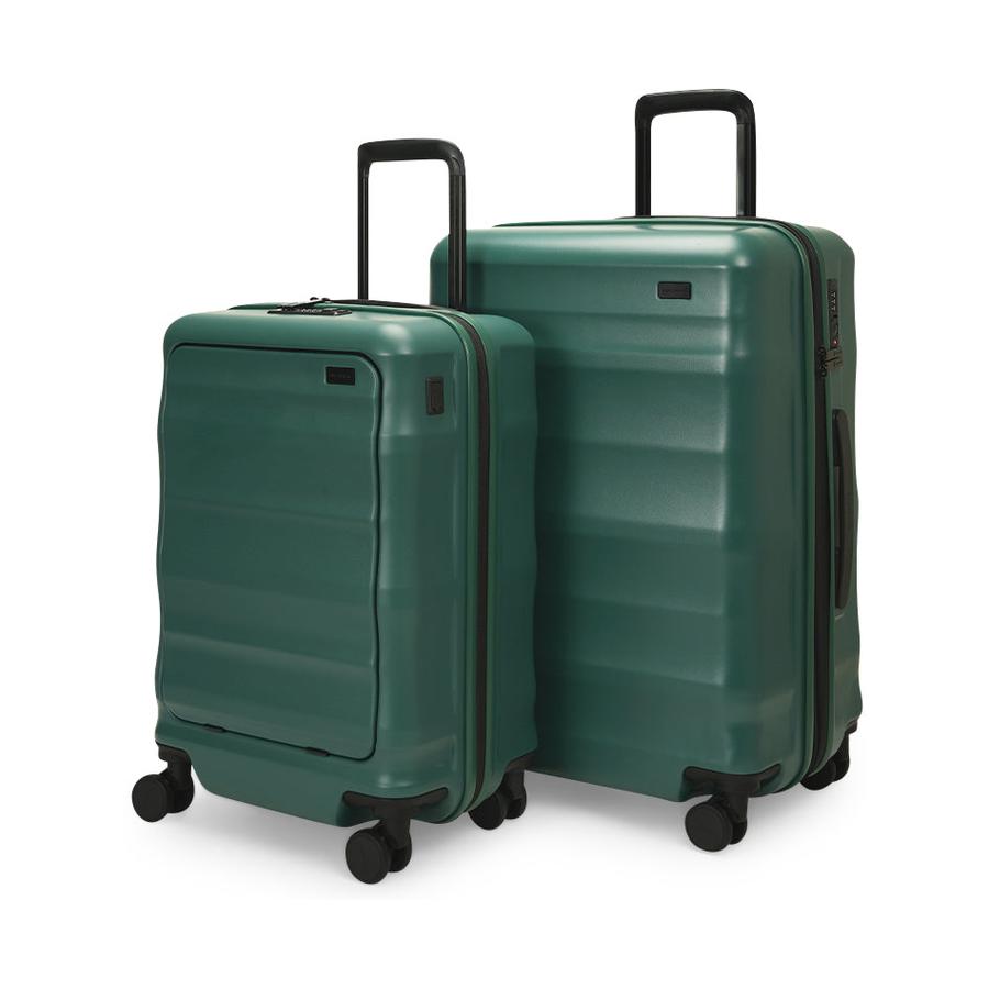 Explorer Luna-Air 55cm Front Access & 63cm Hardside Luggage Set Forest Green Forest Green