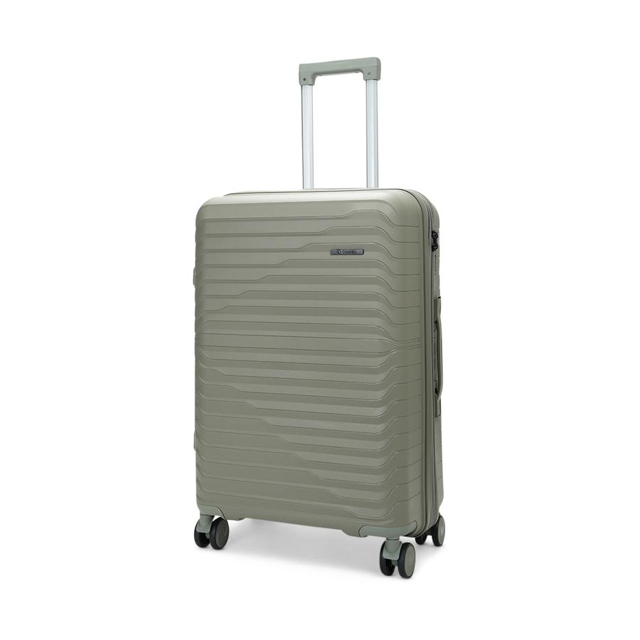 Caselite Summit 65cm Hardside Checked Suitcase Moss Moss