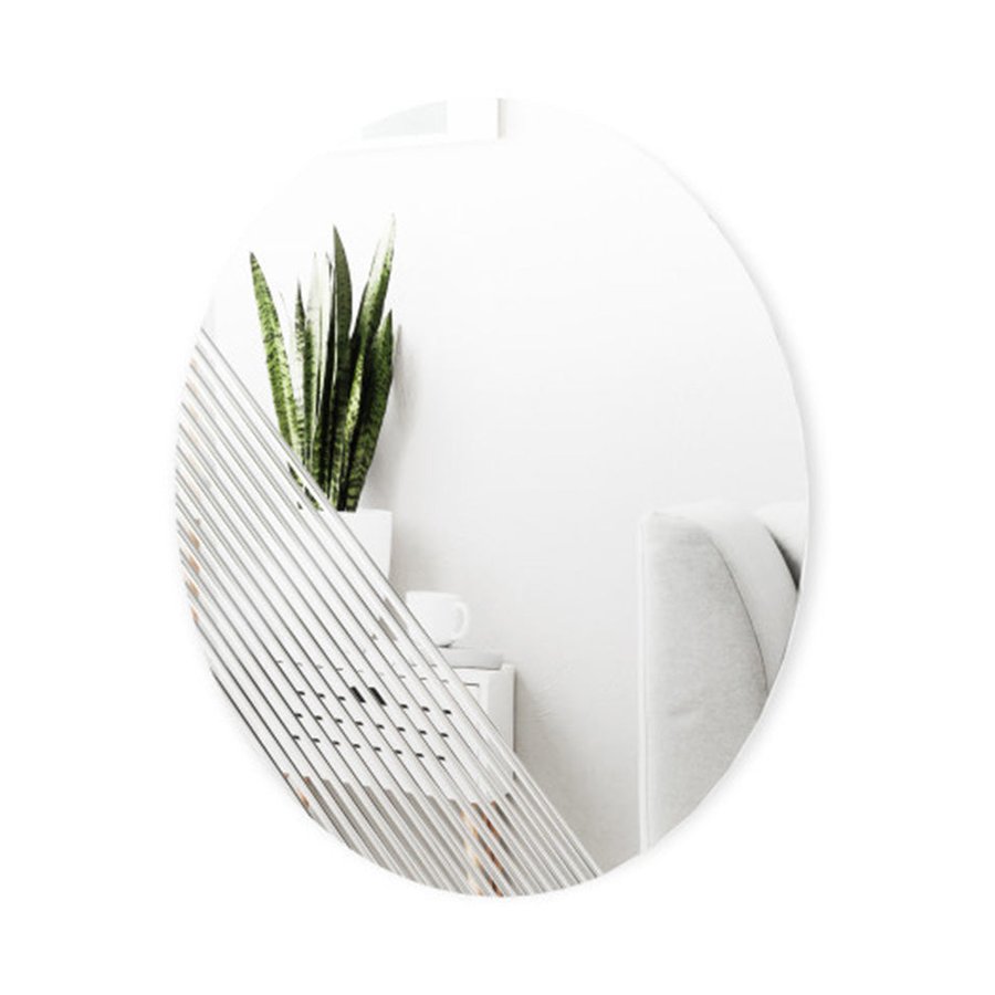 Umbra Ridge Wall Mirror (61cm) Clear Clear