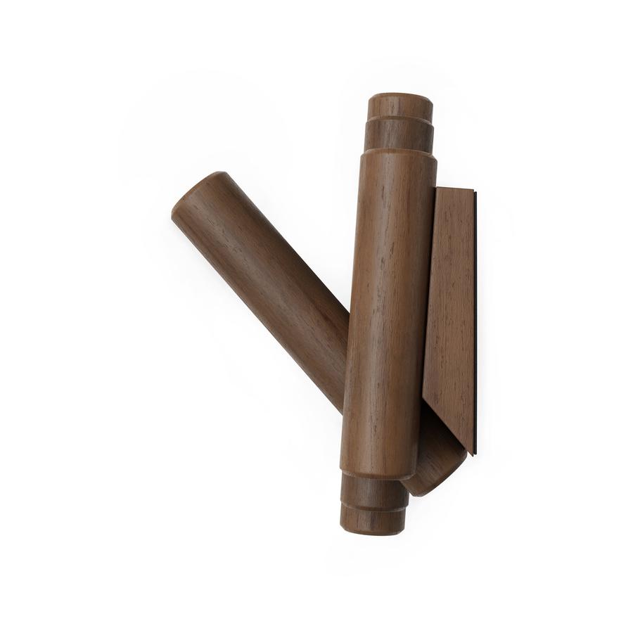 Umbra Picket 8 Wall Hook Aged Walnut Aged Walnut