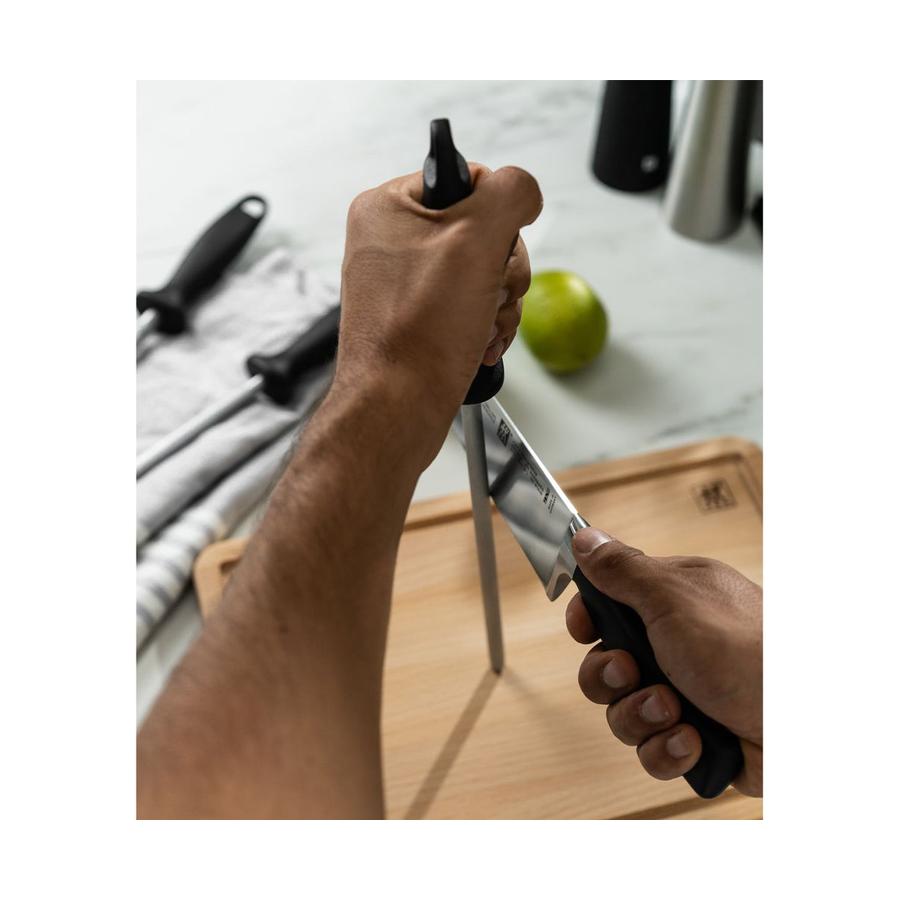 Zwilling 23cm Sharpening Steel Black Black