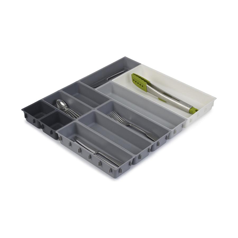 Joseph Joseph Blox 10-Piece Drawer Organiser Set Grey Grey
