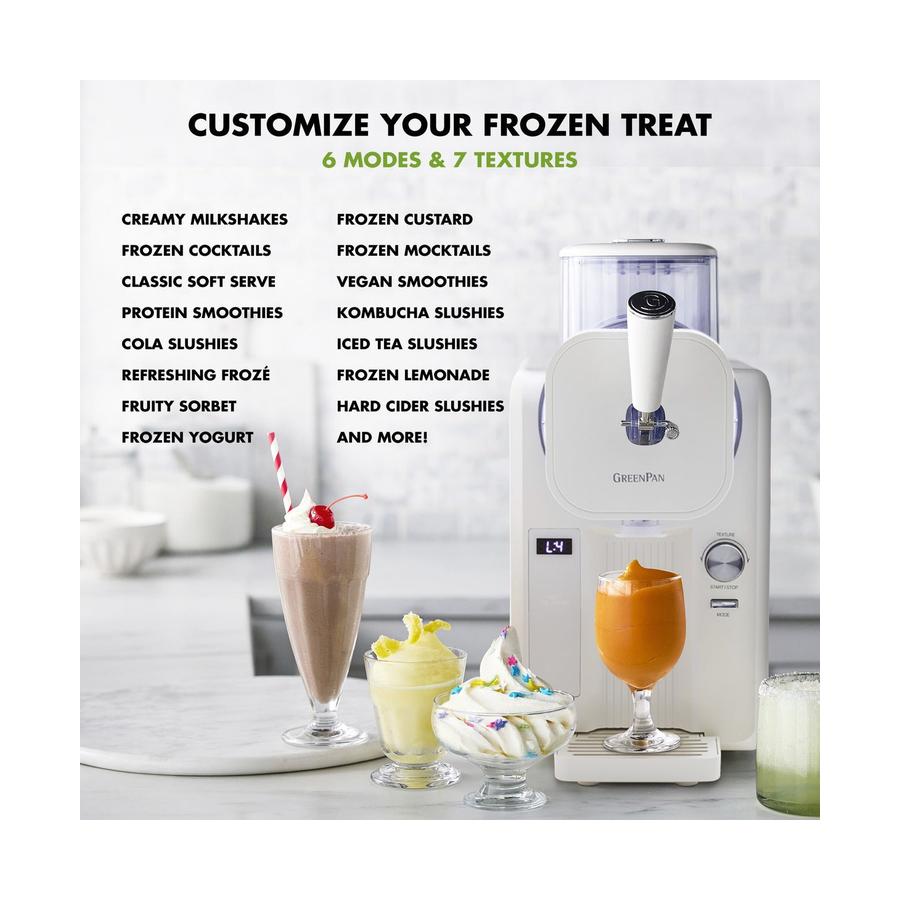GreenPan Frost Ice-Cream & Slushie Maker Cream Cream