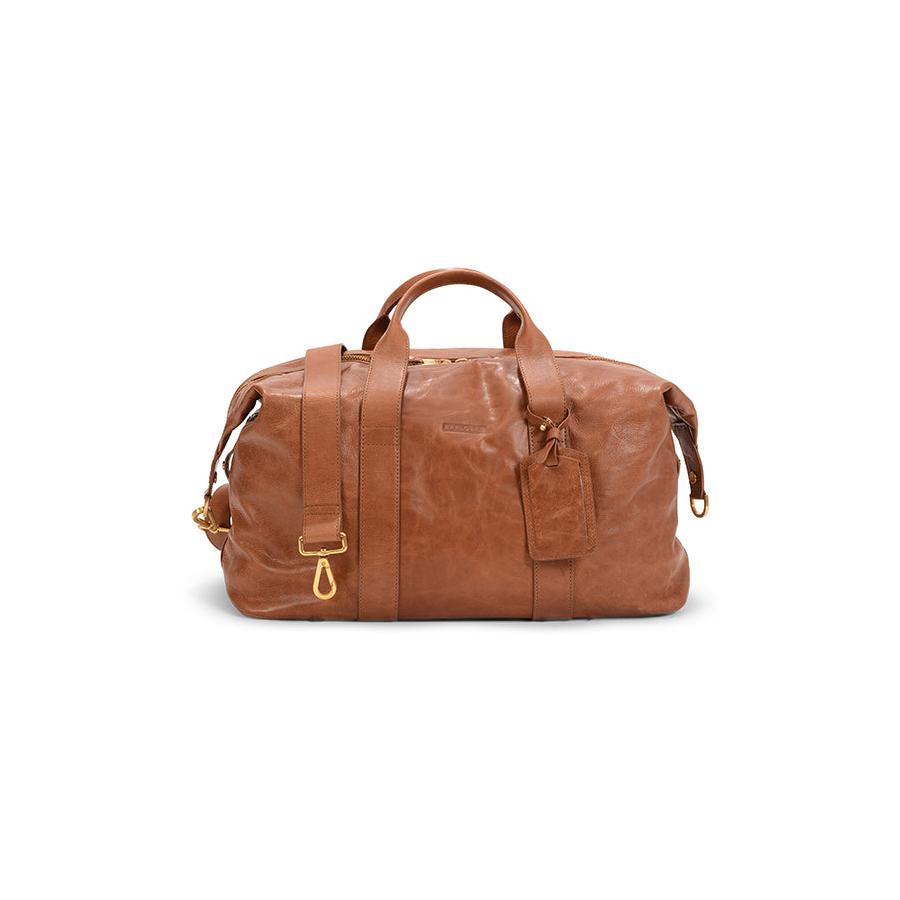 Explorer Weekender Leather Duffle Tan Tan