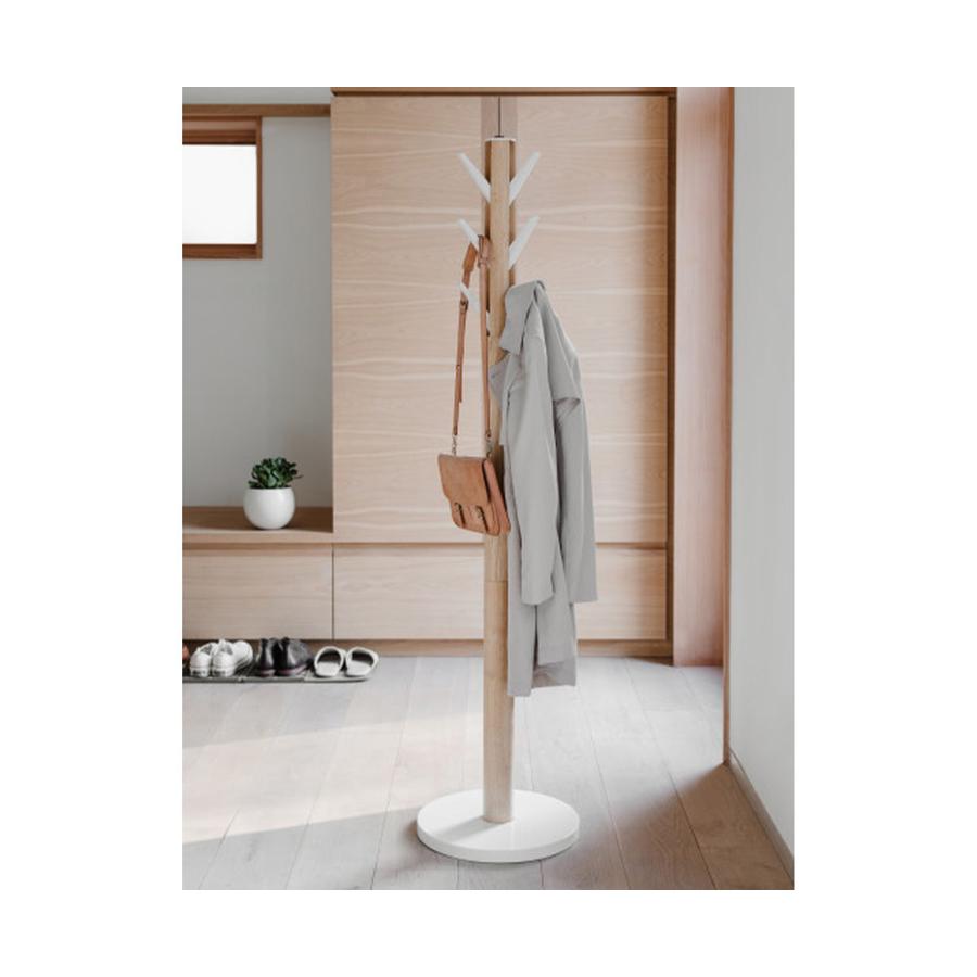 Umbra Flapper Coat Rack White/Natural White/Natural